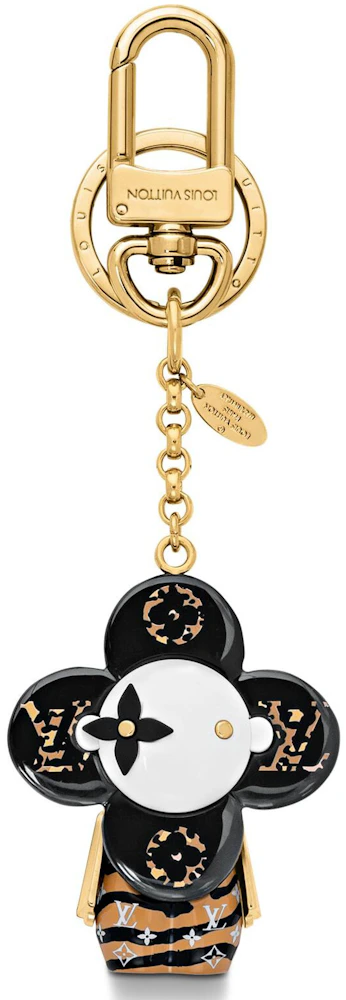 Louis Vuitton Vivienne Bag Charm and Key Holder Monogram Giant Jungle Black  Multicolor in Metal with Gold-tone - GB