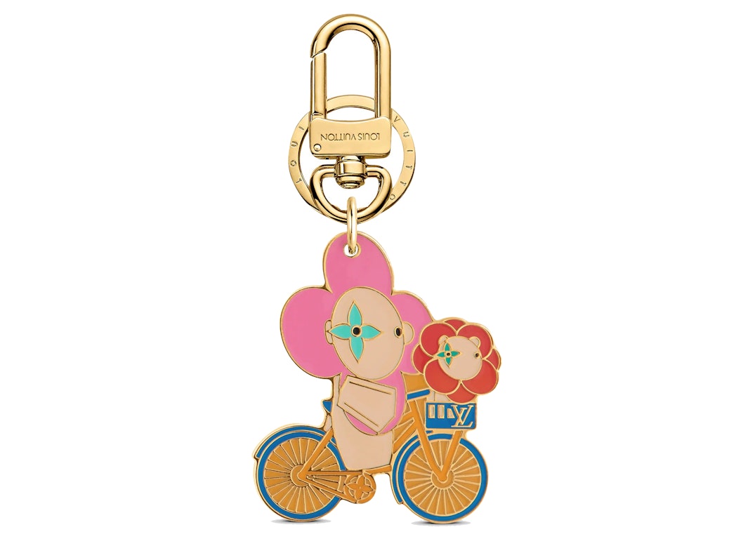 Pre-owned Louis Vuitton Vivienne Bike Bag Charm And Key Holder Vivienne Holiday Multicolor