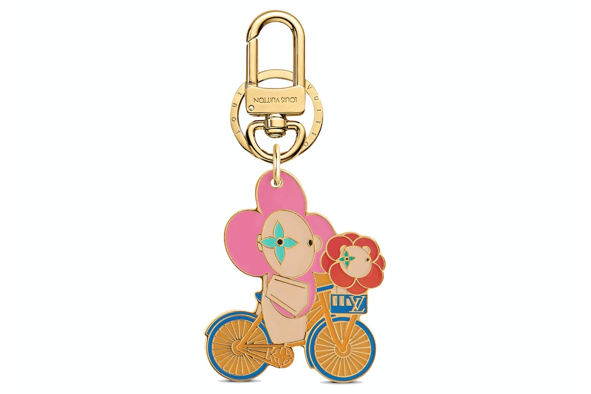 Pre-owned Louis Vuitton Vivienne Bike Bag Charm And Key Holder Vivienne Holiday Multicolor