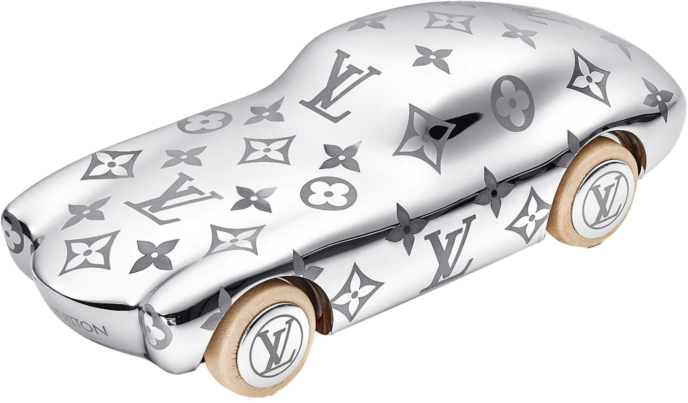 Louis Vuitton Silver Tone Voguez Volez Voyagez Paperweight Louis Vuitton