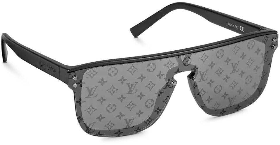Louis Vuitton Waimea Sunglasses Black Silver Monogram (Z1082E/W) in Acetate  - GB