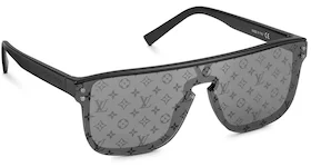Louis Vuitton Waimea Sunglasses Black Silver Monogram (Z1082E/W)