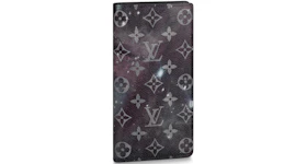 Louis Vuitton Brazza Wallet Monogram Galaxy Black Multicolor