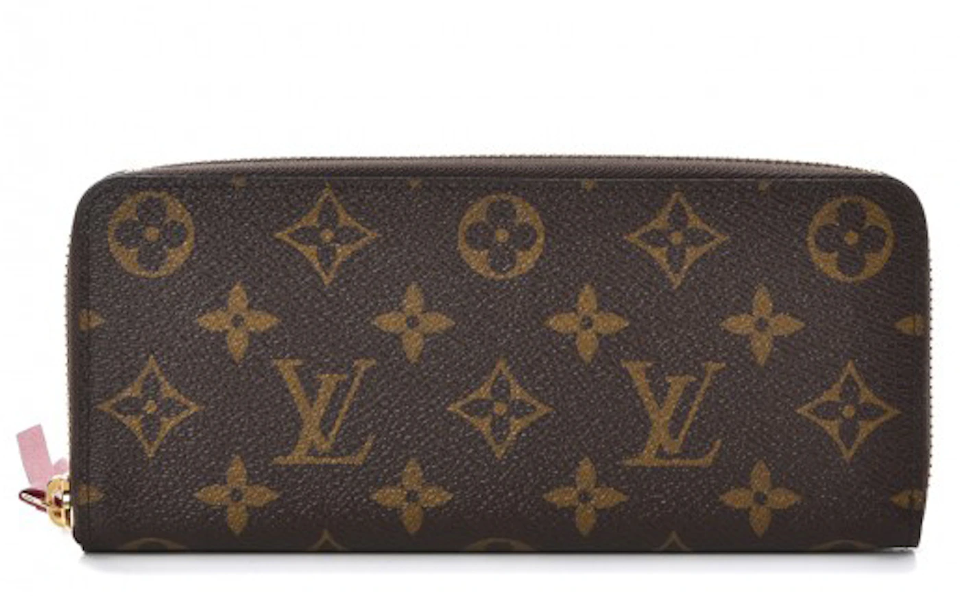 Louis Vuitton, Bags, Louis Vuitton Clemence Wallet Monogram Outside  Fushcia Inside