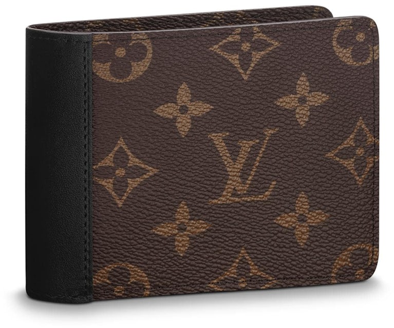 S-Lock Vertical wearable wallet Monogram Macassar Canvas - Bags