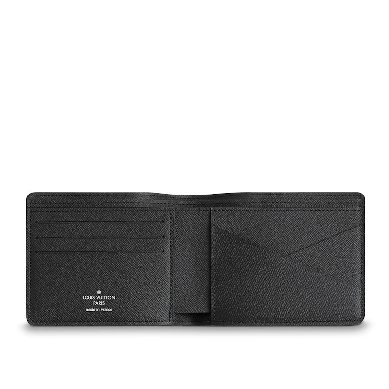 Louis Vuitton Wallet Multiple Monogram Eclipse Split Outdoor Black/Gray in Canvas