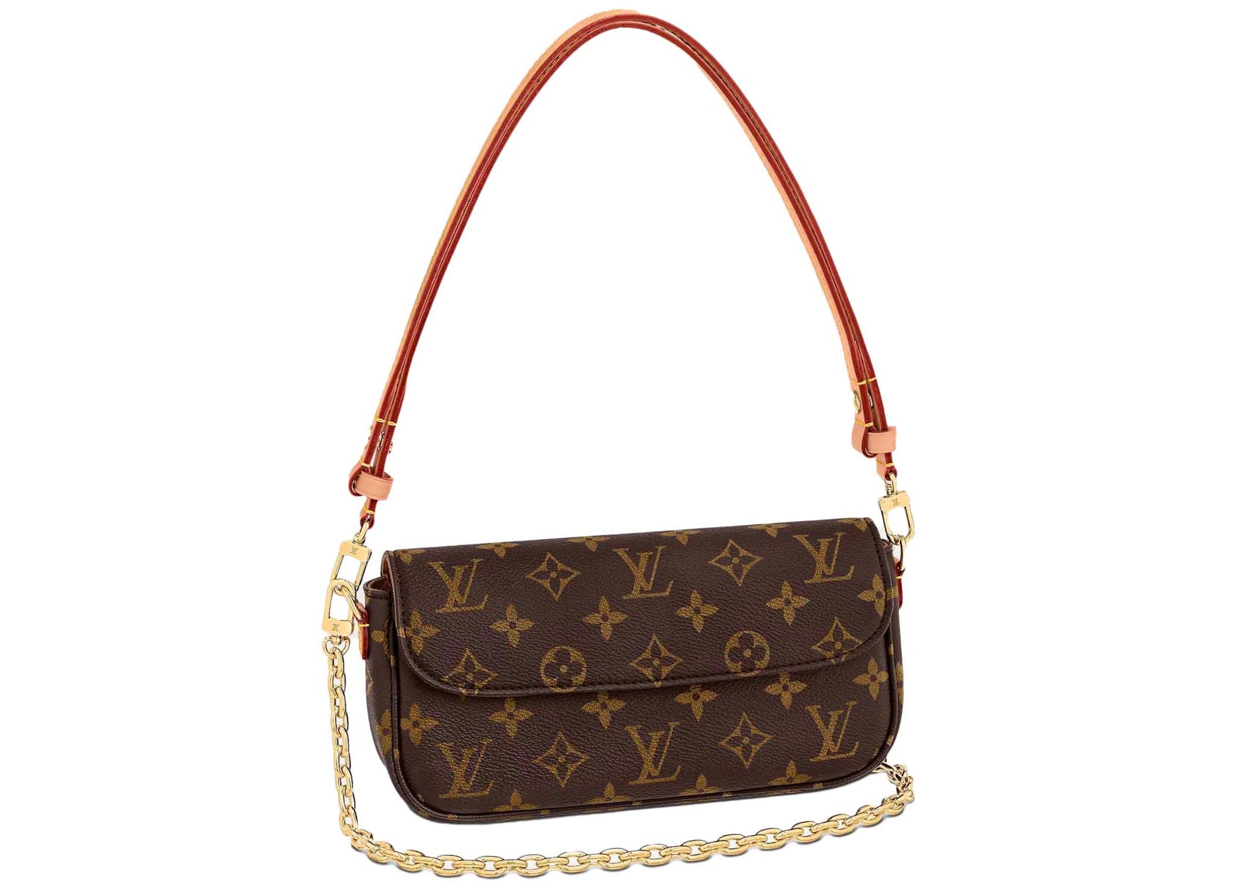 Louis Vuitton Wallet On Chain Ivy Monogram in Coated Canvas with Gold-tone - US
