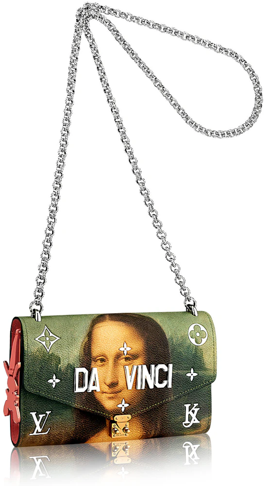 Louis Vuitton Wallet On Chain Leonardo da Vinci Masters Jeff Koons