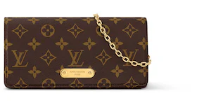 Louis Vuitton Wallet On Chain Lily Monogram