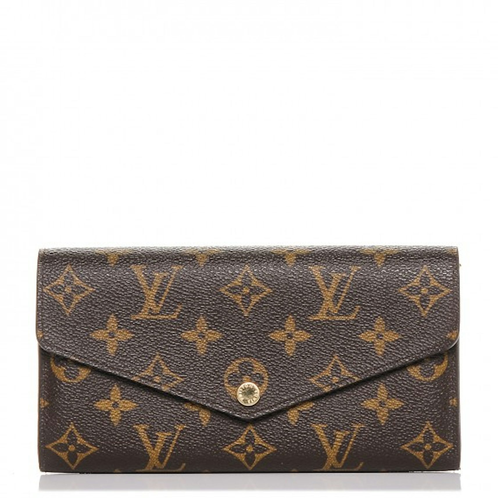 Louis Vuitton Wallet Sarah Monogram NM Brown Lining