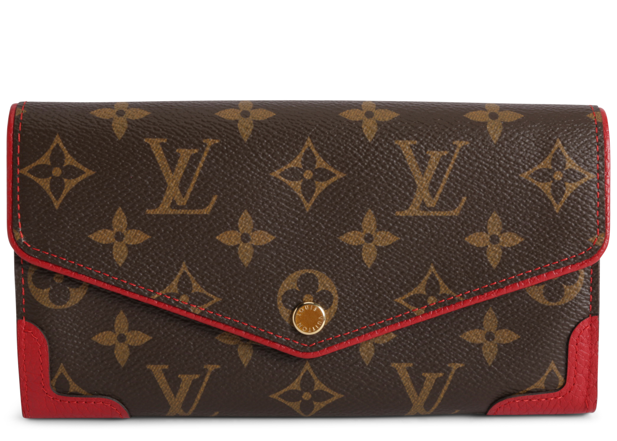Louis Vuitton Wallet Sarah Retiro Monogram Brown/Cerise Cherry - JP