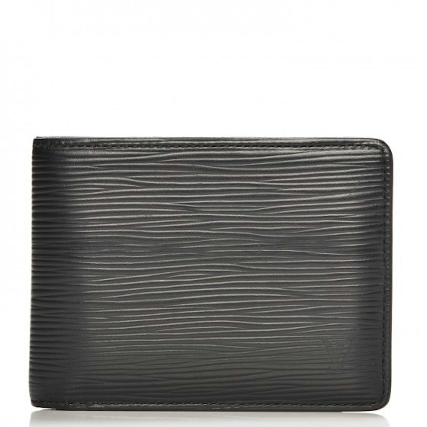 Louis Vuitton Long Slim Wallet Epi Leather Black Monogram Eclipse Authentic  LV