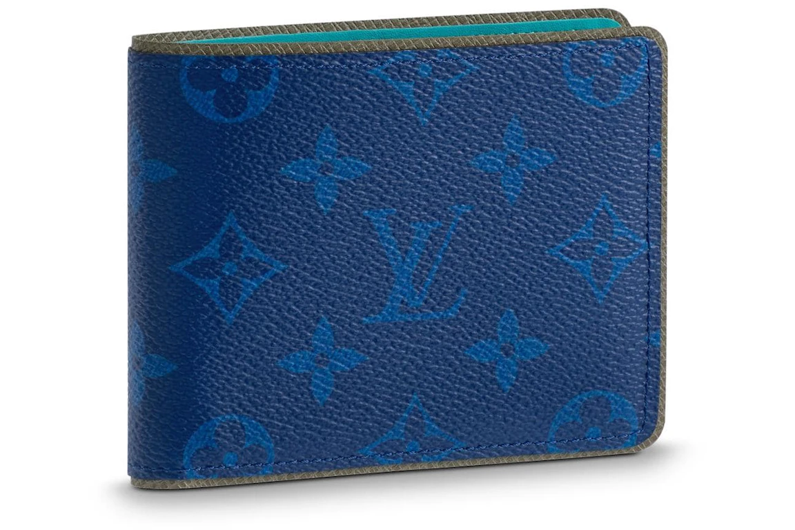Louis Vuitton Wallet Slender Monogram Pacific Outdoor Blue