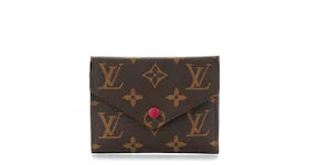 Louis Vuitton Wallet Victorine Monogram Fuchsia Lining