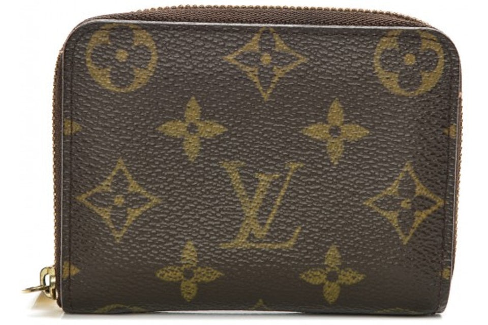 lv wallet with zipper