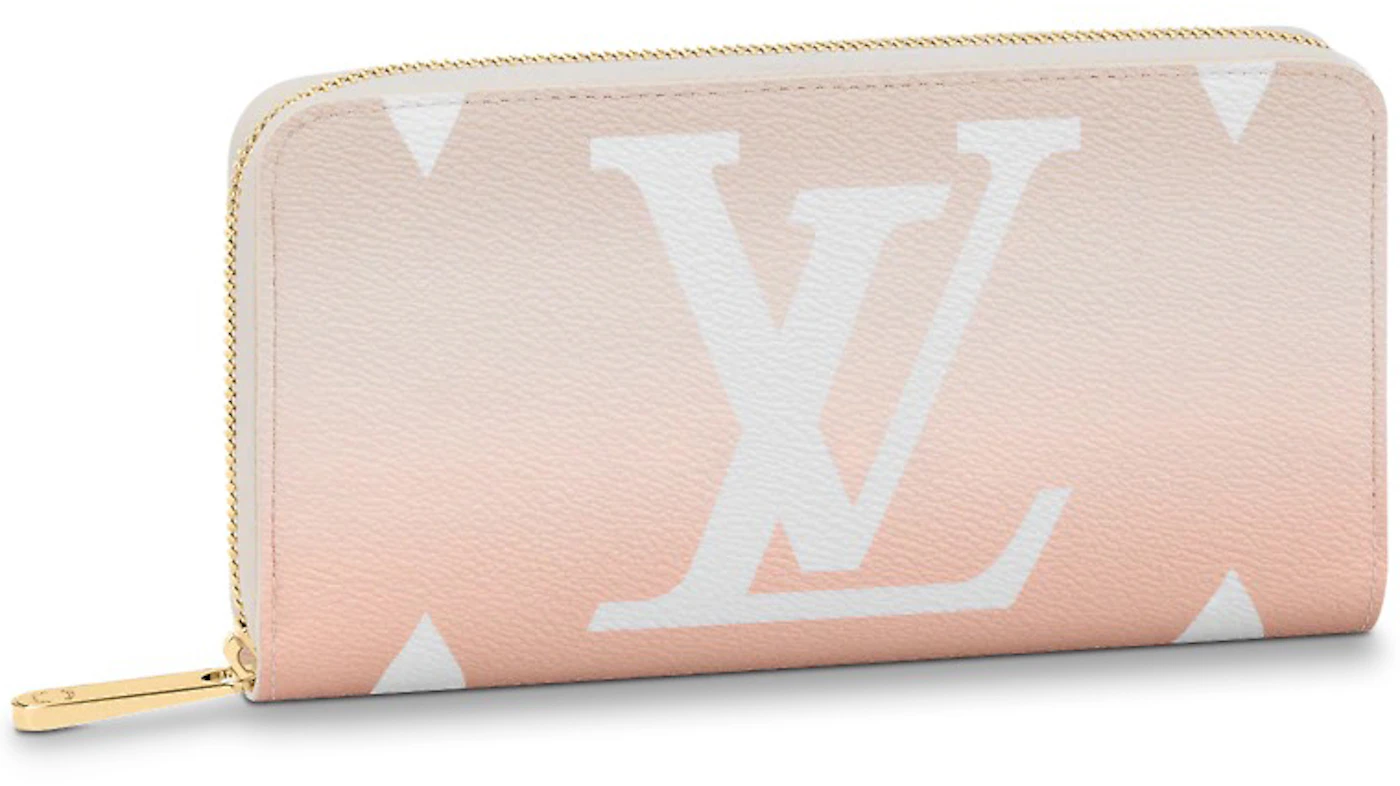 Louis Vuitton Victorine Wallet Gradient Pastel Mist Gray in Coated