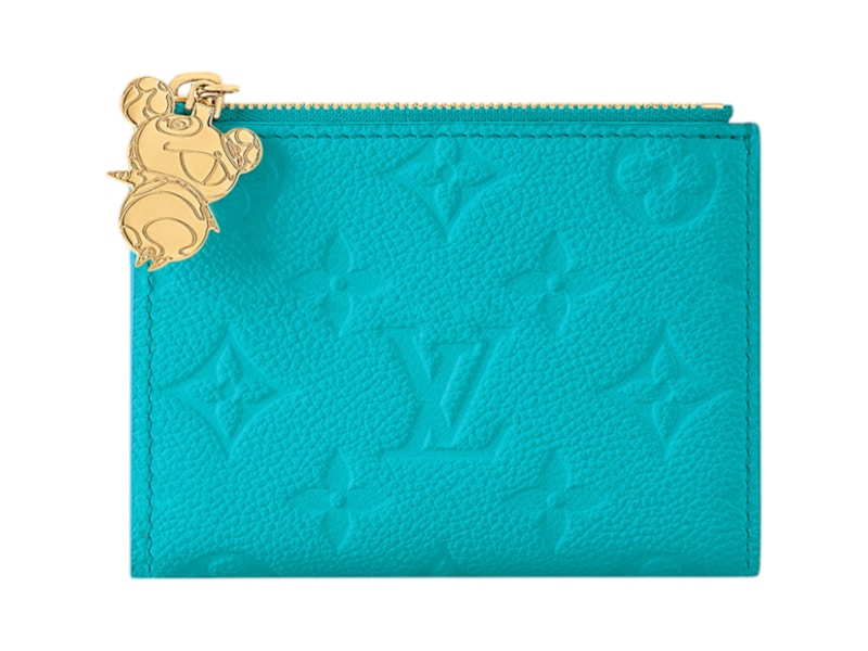 Louis Vuitton x Takashi Murakami Lisa Wallet Kabira Blue in