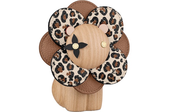 Louis Vuitton Wild At Heart Petula Wood Figure GI0661 Cheetah