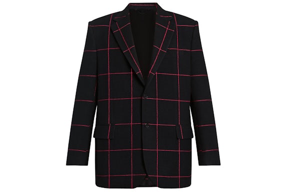 Louis Vuitton Window Pane Jacke Schwarz