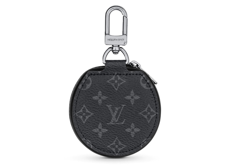 Louis Vuitton Wireless Earphones Case Horizon Monogram Eclipse Black in