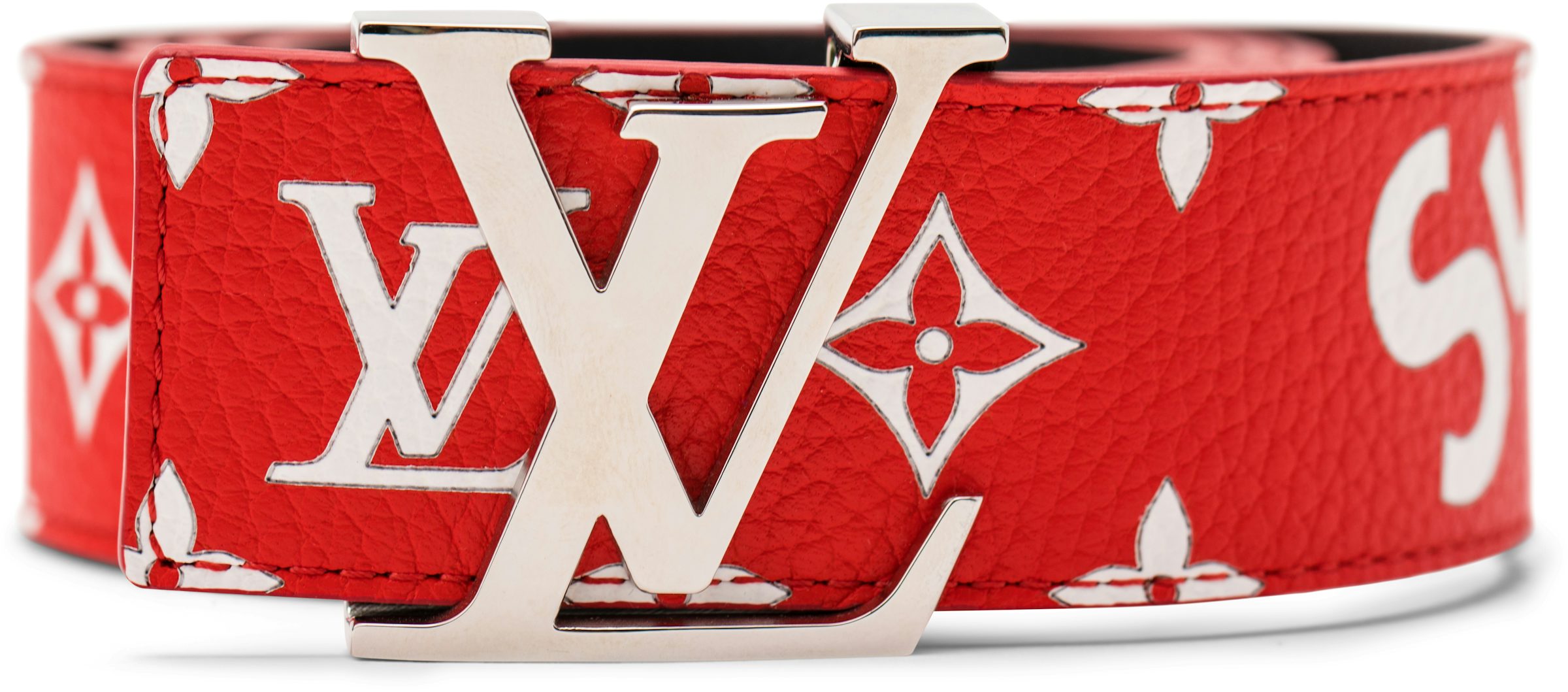 Classic Red Louis Vuitton Monogram x Supreme Logo iPhone 13 Pro Case