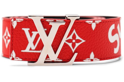 Monogram Belt Lv Supreme Belt White Lv Supreme Red Belt Best Sale