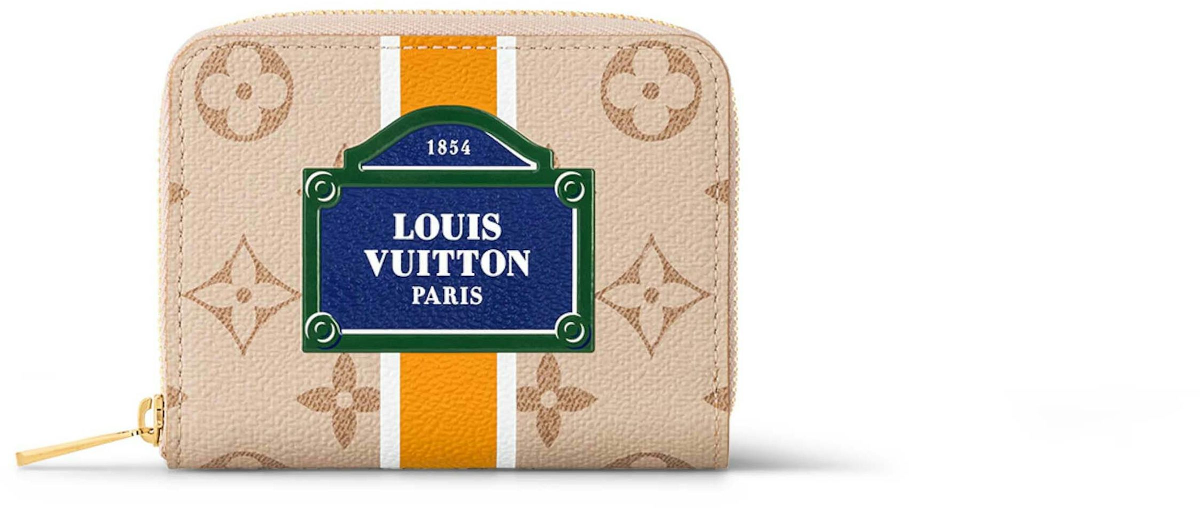 Louis Vuitton Zippy Coin Purse Sunrise Pastel in Coated Canvas