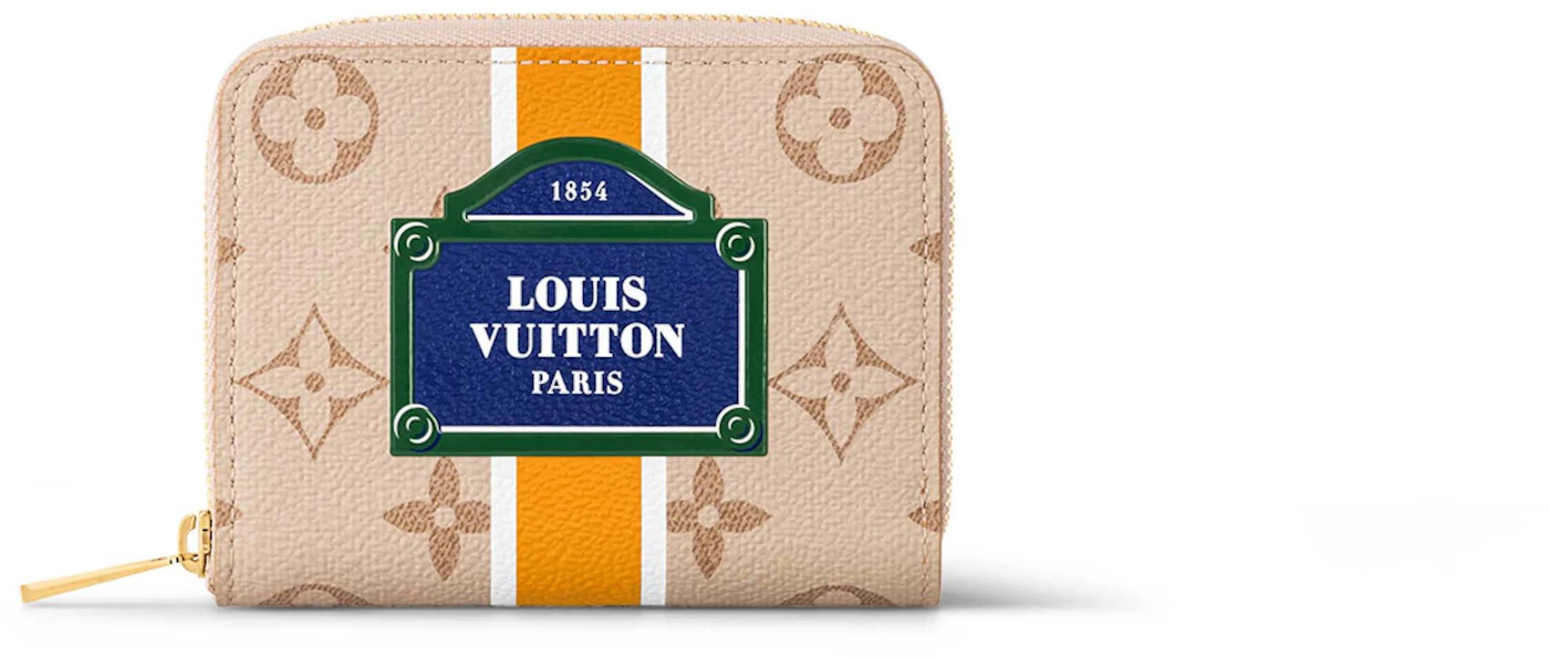 Louis Vuitton Zippy Coin Purse Beige/Ocher in Monopaname Coated