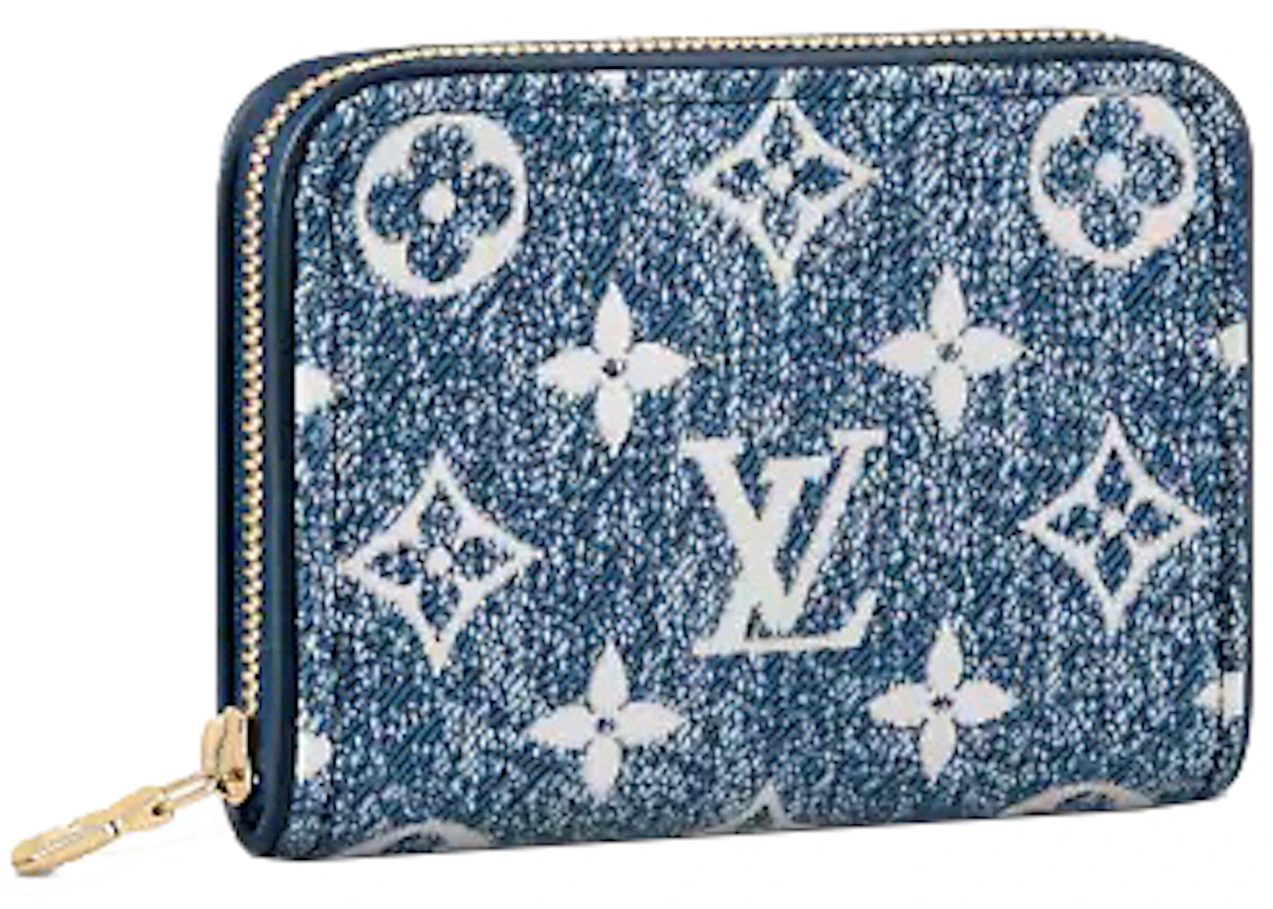 Louis Vuitton Zipp coin purse Blue Cloth ref.508767 - Joli Closet
