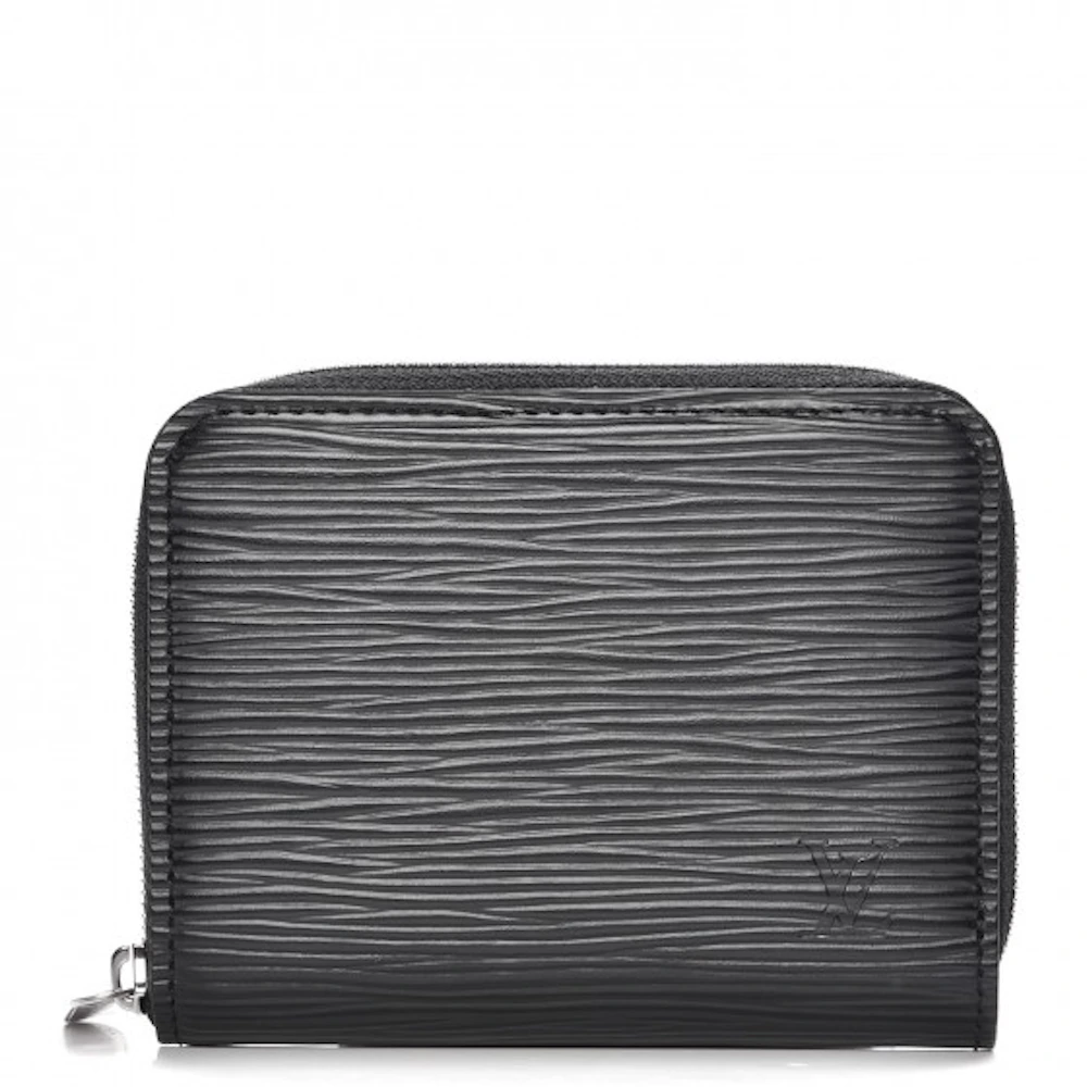 Louis Vuitton Zippy Wallet Epi Noir Black in Leather with Silver-tone - GB