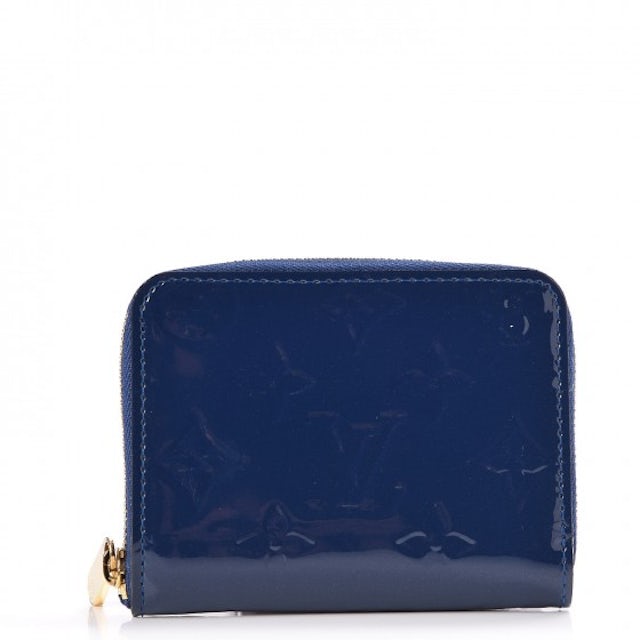 Louis Vuitton Zippy Coin Purse Monogram Vernis Grand Bleu in Patent Leather  with Brass - US