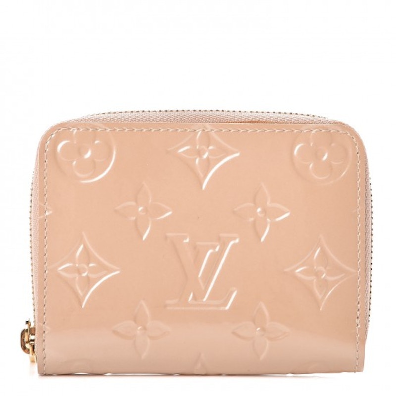 Louis Vuitton Zippy Coin Purse Monogram Vernis Rose Florentine in