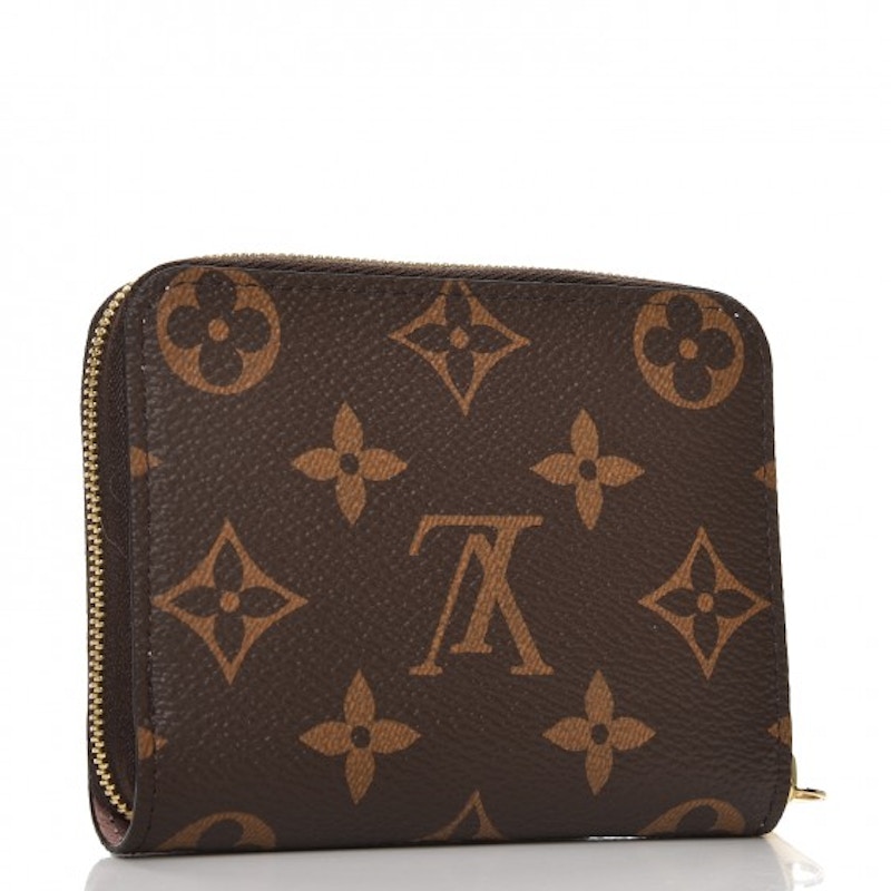 Louis Vuitton Zippy Coin Purse Monogram Catogram Brown/Orange