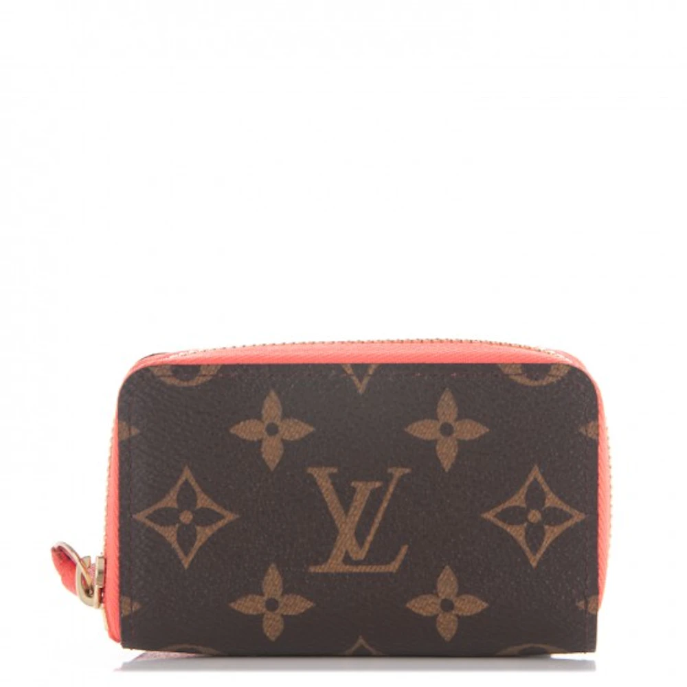 Louis Vuitton Zippy Multicartes Monogram Turquoise in Canvas with Brass - US