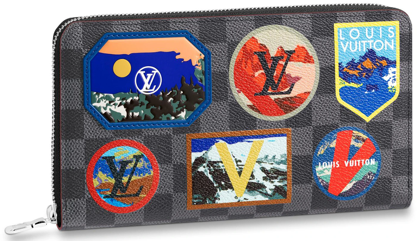 Louis Vuitton Dam Graphite Rope Pocket Organizer Wallet