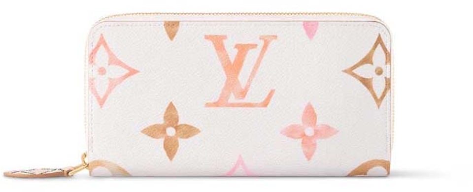 Louis Vuitton Zippy Wallet Beige in Coated Canvas with Gold-tone - US