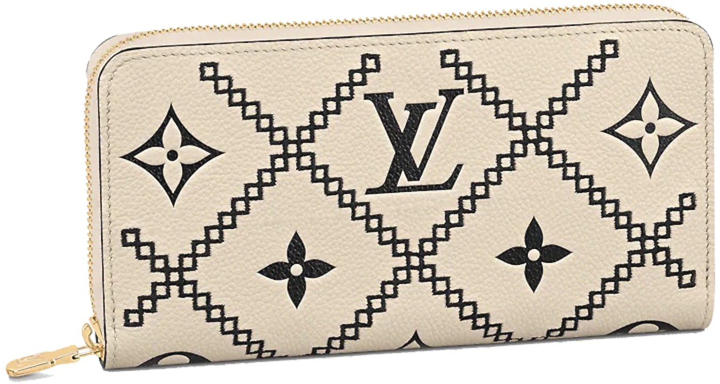 Louis Vuitton Zippy Wallet Cream in Cowhide Leather with Gold-tone