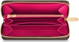 Louis Vuitton Zippy Wallet Damier Ebene Vivienne Courchevel Fuchsia Lining  in Coated Canvas with Gold-tone - US