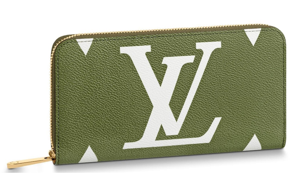 Louis Vuitton Zippy Wallet Monogram Giant Khaki Green/Beige in