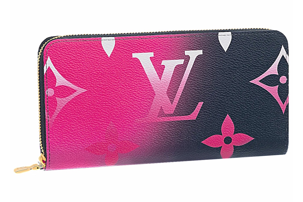 Pre-owned Louis Vuitton Zippy Wallet Midnight Fuchsia