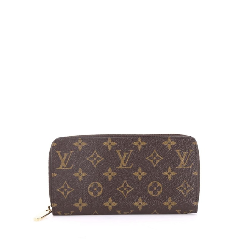 Louis Vuitton Zippy Wallet Monogram Brown in Canvas with Gold-tone