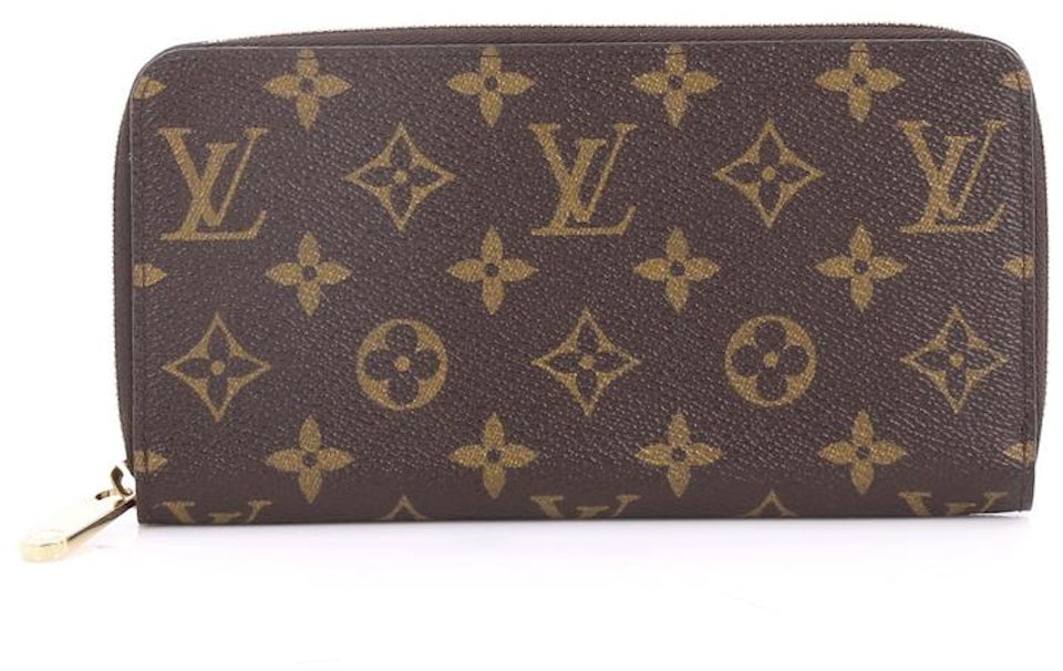 .com: Louis Vuitton Zippy Wallet Monogram Canvas (Brown