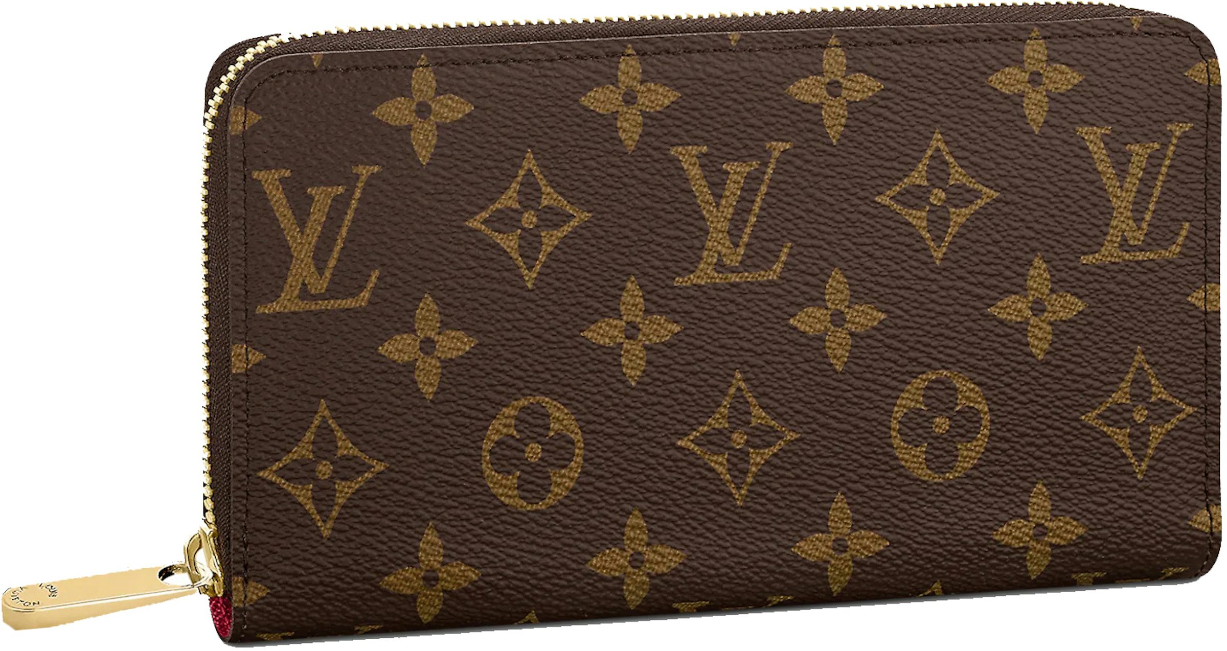 Louis Vuitton Zippy Wallet Pink in Cowhide Leather with Gold-tone - US