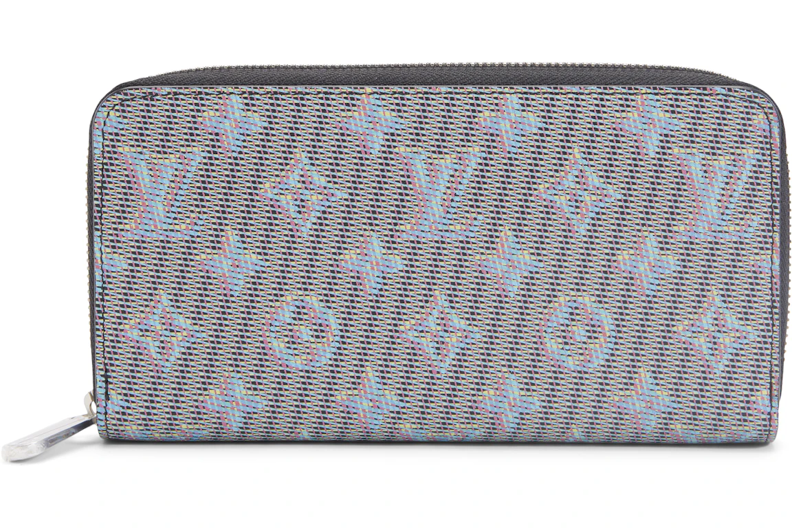 Louis Vuitton Zippy Wallet Monogram LV Pop Blue