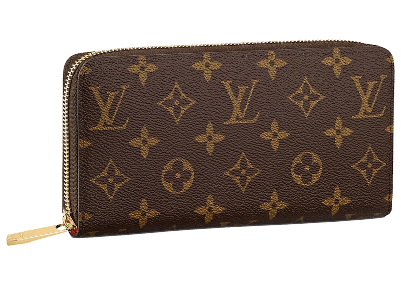 Louis Vuitton Zippy Wallet Monogram Poppy in Coated Canvas/Leather