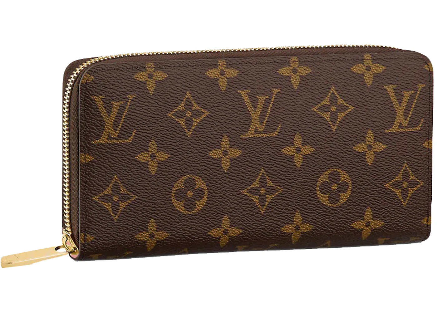 Louis Vuitton Wallet Zippy Monogram in Coated Canvas/Leather with Gold-tone  - US