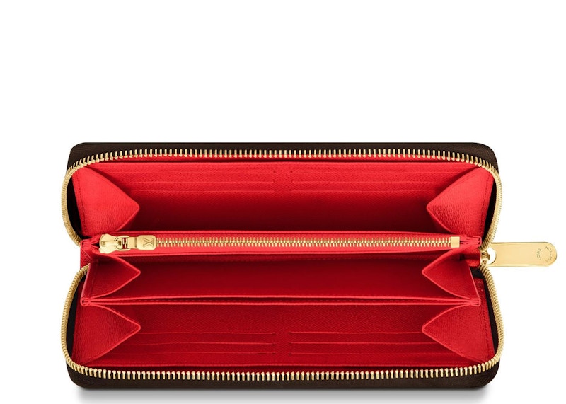 Louis Vuitton Zippy Wallet Monogram Vivienne Paris Red Lining in Coated