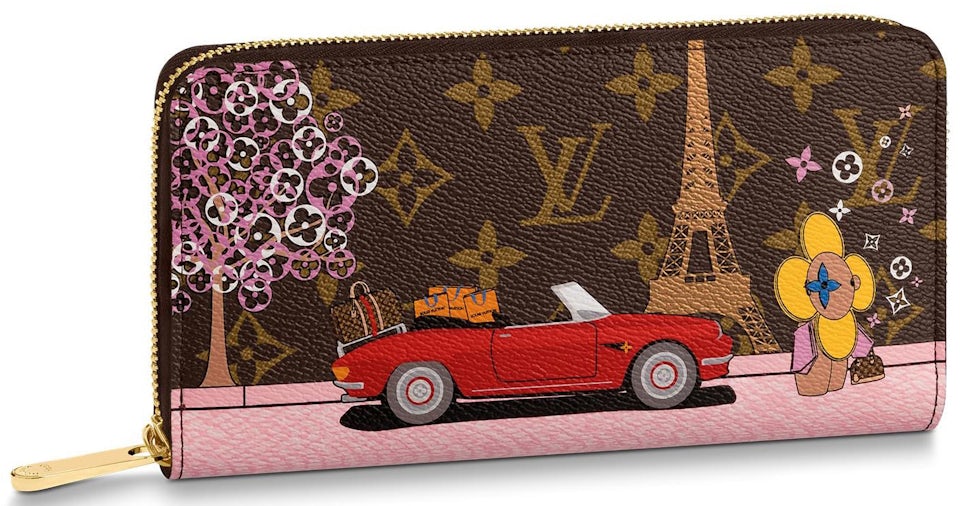 Louis Vuitton Zippy Wallet Monogram Vivienne Paris Red Lining in Coated  Canvas with Gold-tone - US
