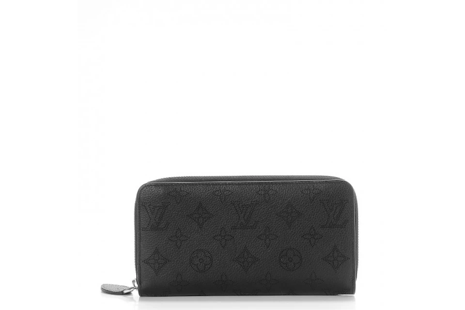 Louis Vuitton Zippy Wallet Monogram Mahina NM Noir Black