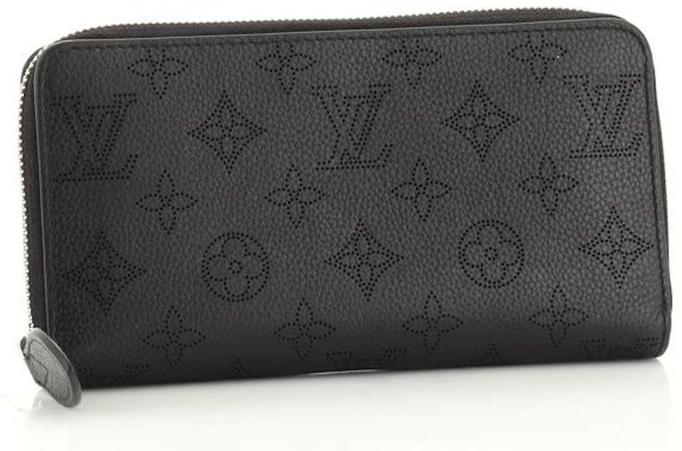 Louis Vuitton Zippy Wallet Mahina Monogram Black in Calfskin Leather with  Silver-tone - US